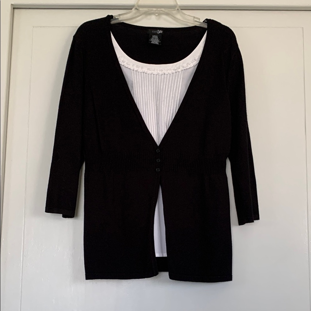 Black Sweater Cardigan
